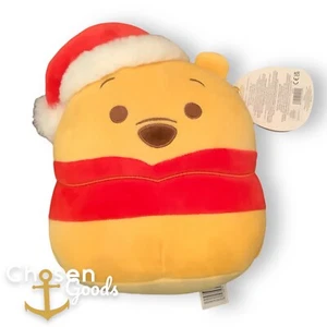 Squishmallows Winnie the Pooh Santa Disney Christmas Limited Edition 9" NWT - Picture 1 of 5