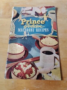 Vintage Prinz Goldene Makkaroni Rezepte Heft Werbung 1951 KOSTENLOSER VERSAND - Bild 1 von 6
