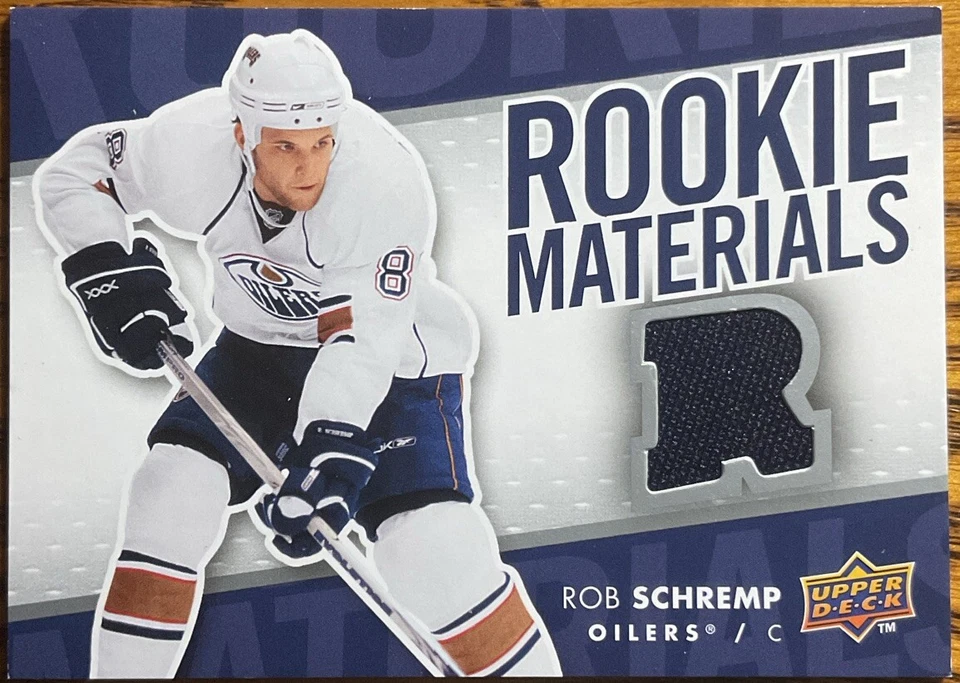 2007-08 Upper Deck Rookie Materials Rob Schremp #RM-RS Edmonton Oilers - Image 1 of 2