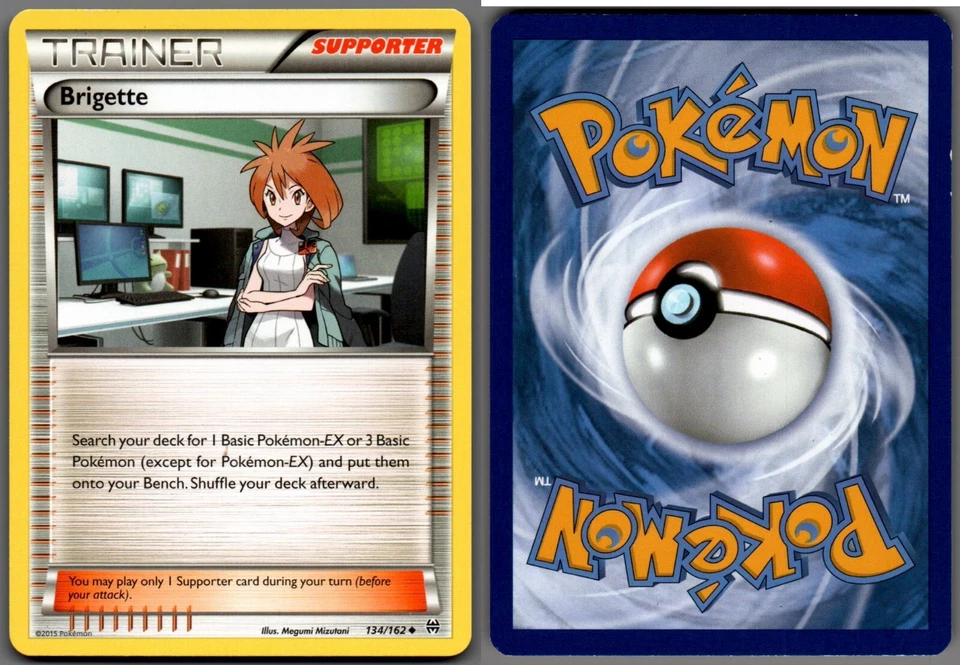 2015 Pokemon, XY BREAKthrough, #134/162 Brigette, Uncommon - Image 1 of 1
