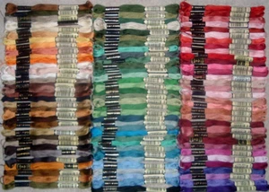 Anchor Cotton Embroidery Floss Lot of 100 Colors~ Brand New Skeins ~ Lot #2 - Picture 1 of 4