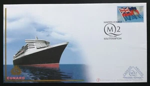 GB QEII Buckingham 2004 Cunard Queen Mary 2 Maiden Voyage Cover, Southampton SHS - Picture 1 of 2