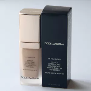 New Dolce & Gabbana The Foundation Perfect Matte Liquid SPF 20 Creamy 80 - 30 ml - Picture 1 of 1