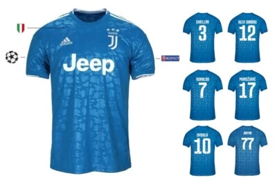 Maglia Adidas Juventus 2019-2020 Third 3rd Champions League JUVE + numero giocatore - Immagine 1 di 3