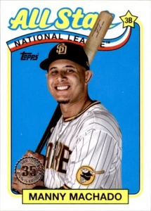 2024 Topps 1989 Baseball 35th Anniversary Blue Manny Machado San Diego Padres - Picture 1 of 2