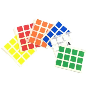 Kids 3x3x3 DIY Stickers Replace Bright Color Cubo Magico Toy - Picture 1 of 12