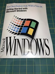 Getting Started with Microsoft Windows 3.1 User's Guide 1992 Genuine OEM Book - Picture 1 of 7