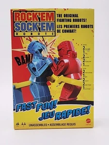 Mattel Games ROCKEM SOCKEM ROBOTS Retro Classic Toy Travel Small Size..New - Picture 1 of 10