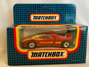 Matchbox-(1-75) - 49f Peugeot Quasar White with Red Quasar Dark Blue Box - Picture 1 of 2