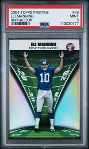 Eli Manning 2004 Topps Pristine Refractor Rookie #89 RC - /99 - PSA 9 - Picture 1 of 2