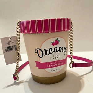 Neu Kate Spade Dreamy’s Pint of Strawberry Ice Cream Umhängetasche - Bild 1 von 13