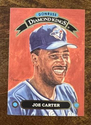 1991 Donruss Diamond Kings Baseball Joe Carter #DK-3 Blue Jays - Image 1 of 2