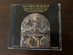 THE TALLIS SCHOLARS - VICTORIA REQUIEM Alonso Lobo, 1987 Audio CD, Like New - Picture 1 of 2