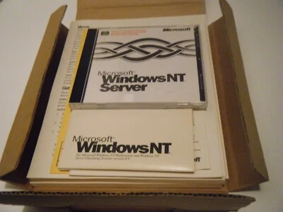 Microsoft Windows NT Server. New Condition with CD Key, Documentation. 5 client - Image 1 of 4