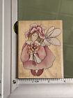 Stamps Happen -Camellia Flower Fairy Rubber Stamp