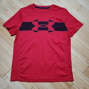 T-shirt Under Armour ragazzo ragazzo taglia media rossa - Foto 1 di 8