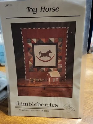 Toy Horse Minature Quilt Stitching Craft Pattern LJ-92211 - Image 1 of 2