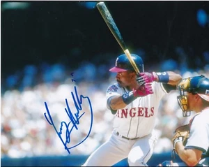 TONY PHILLIPS CALIFORNIA ANGELS ACTION SIGNED 8x10 - Picture 1 of 1