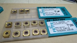13 Stück LMT FETTE SNKX 1205AN-T Wendeschneidplatten #BG11-15# - Picture 1 of 2