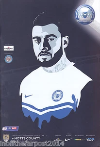 2014/15 PETERBOROUGH UNITED V NOTTS COUNTY 13-09-2014 League 1 (Mint) - Picture 1 of 1