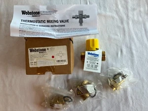 Webstone Nibco H-75103W 3/4” Forged Brass Thermostatic Mixing Valve - Picture 1 of 7