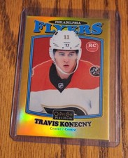 2016-17 OPC Platinum Retro Gold Rainbow Rc Travis Konecny /149