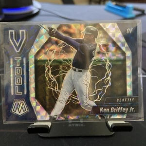 Ken Griffey Jr 2021 Panini Mosaic V Tool Mosaic Prizm #VT7 Seattle Mariners - Foto 1 di 2
