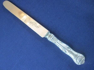 9 3/8" DINNER KNIFE! Vintage WHITING STERLING 925 silver: IMPERIAL QUEEN: lovely - Picture 1 of 9
