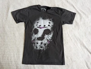 Human Vices Shirt Adult Small Black Jason Mask Double Sided Rare - Picture 1 of 10