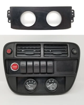 Climate Control Gauge Pod 1996-1998 Honda Civic 52mm x2 Two-Gauge plate 1997 ek - Image 1 of 4
