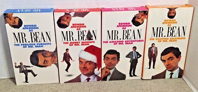 Mr. Bean / 4 VHS Tapes #1,#2,#4,#5 1989-1993 Vintage Video British Comedy - Image 1 of 4