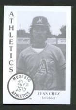 1984 Chong MODESTO Athletics #14 JUAN CRUZ Sunnyside WASHINGTON