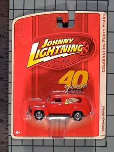 Johnny Lightning 2009 Celebrating 40 Years, '50 Chevy Delivery, red w/JL tampos - Picture 1 of 1