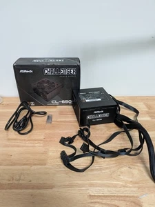 ASRock Challenger CL-650B 650W 80 PLUS BRONZE Certified Non-Modular Power - Picture 1 of 5