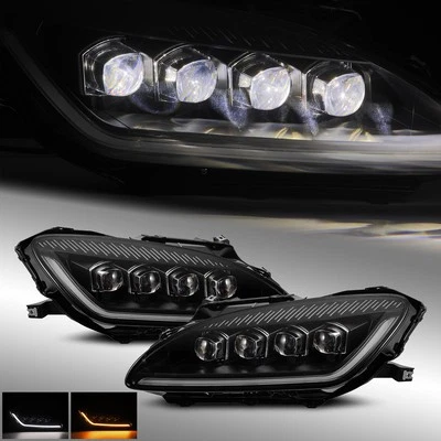 For 1999-2009 Honda S2000 NOVA-Series LED Projector Headlights Black - Image 1 of 4