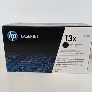 HP Q2613X (13X) schwarze Tonerkassette mit hoher Kapazität – NEU VERSIEGELT IM KARTON - Bild 1 von 9