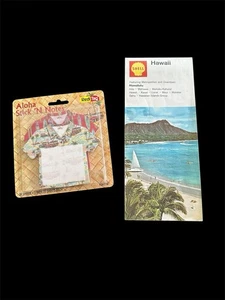 Mapa de carretera de viaje por carretera Shell Hawaii Honolulu 1969 vintage - Imagen 1 de 11