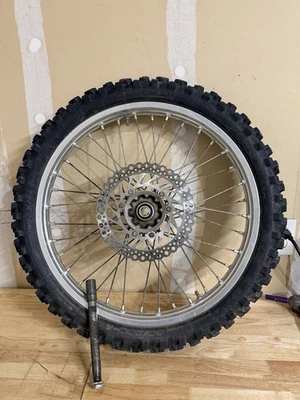 **2005-08**HONDA CRF450/250**OEM FRONT WHEEL ASSEMBLY***W/AXLE*** - Image 1 of 4