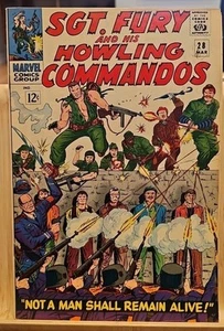 Sgt Fury and His Howling Commandos #28 Marvel Silver Age 1966 Stan Lee See Pics - Picture 1 of 7