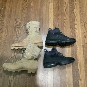 Nike Air Max 95 2017 para hombre talla 8 negras 806809-001 + botas de combate Desert 8,5 - Imagen 1 de 11