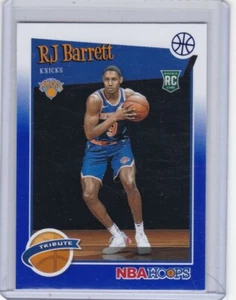 RJ BARRETT 2019-20 19-20 NBA HOOPS BLUE PARALLEL RC SP TRIBUTE #298 KNICKS - Picture 1 of 2