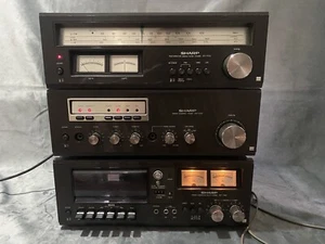 Vintage Sharp SM-1122 Amplifier+ RT-1122 Cassette deck+ ST-1122 Tuner *READ PLZ* - Picture 1 of 14