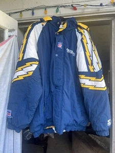 🔥 STARTER PRO LINE SAN DIEGO CARICABATTERIE CERNIERA CAPPUCCIO GIACCA Vintage Bulloni XXL 2XL - Foto 1 di 14