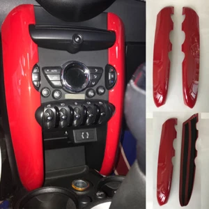 CONSOLLE CENTRALE fianchetti rossi adatti per MINI COOPER R55 CLUBMAN R56 R57 R58 R59 - Foto 1 di 2