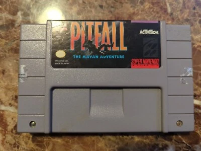 Pitfall: The Mayan Adventure - Nintendo - SNES - Authentic - Cartridge Only - Image 1 of 2
