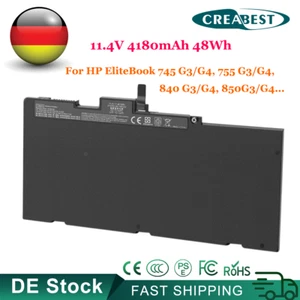 Batterie 4180mAh 11.4V CS03XL pour HP EliteBook 755 745 840 850 G3 G4 848 ZBook 15u - Photo 1/12