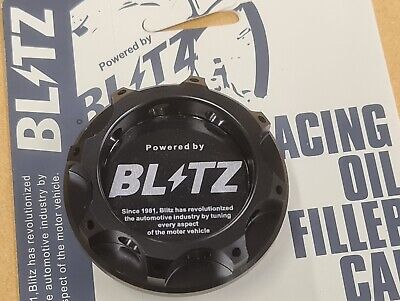 BLITZ Oil Filler Cap - BLACK Billet Alloy- Toyota - GR Supra Yaris Corrola GR86 • 29.04€
