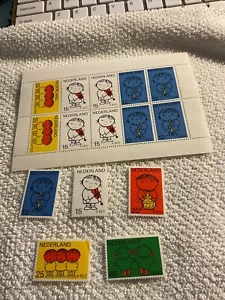 NETHERLANDS-(-1969-)SCOTT # 452-456-B455a.CHILDRENS/SEMI POSTAL COMPL.SET MNH - Picture 1 of 5
