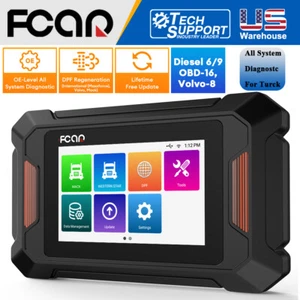 FCAR F801 Camión de servicio pesado Todo sistema Herramienta de diagnóstico Aceite DPF Regen OBD2 Escáner - Imagen 1 de 12