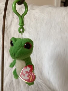 TY BEANIE BABY BOOS -GUS THE GECKO 🦎  KEY CLIP- MINT W/MINT TAG - Picture 1 of 4